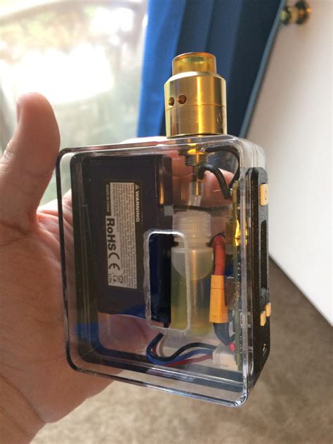 My favorite handcheck yet. As DIY as it gets: DNA 200 squonker 